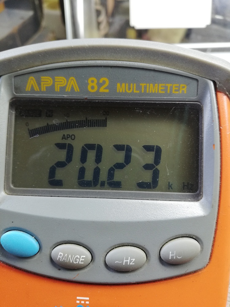 Frecventa de test 20KHz